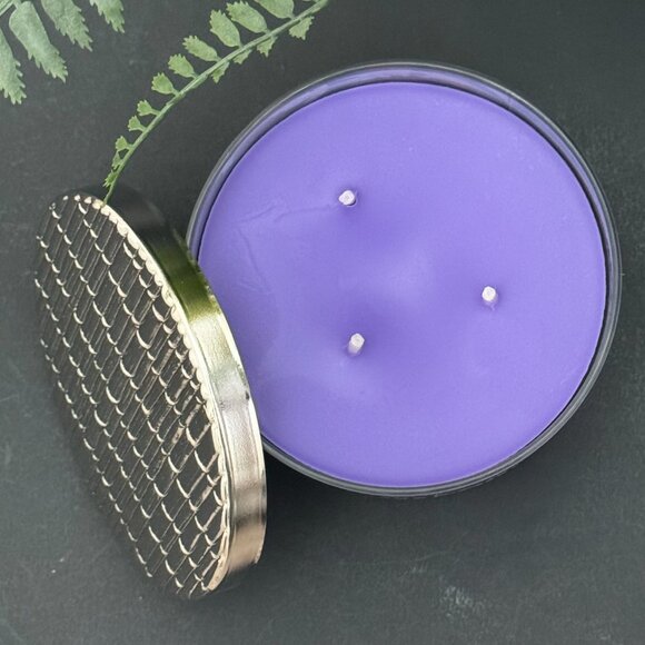 BBW Hibiscus Waterfalls Bath & Body Works 3 Wick Candle - Picture 6 of 10